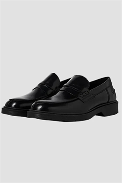 Jack & Jones Dax Leather Loafer Bla